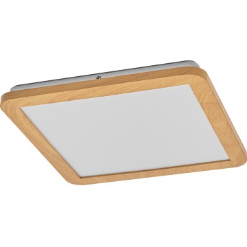 Osram - LED Koupelnové stropní svítidlo ORBIS DISC LED/22W/230V 3000/4000K 30x30 cm IP44 hnědá