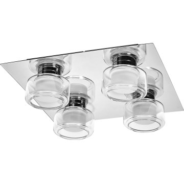 Osram - LED Koupelnové stropní svítidlo ORBIS FLAME 4xLED/5,5W/230V 3000/4000K IP44 lesklý chrom