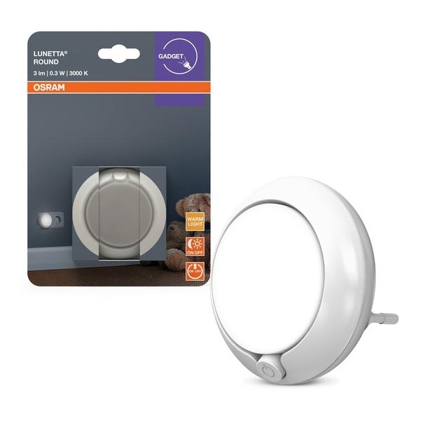 Osram - LED Noční světlo se senzorem LUNETTA LED/0,3W/230V 3000K