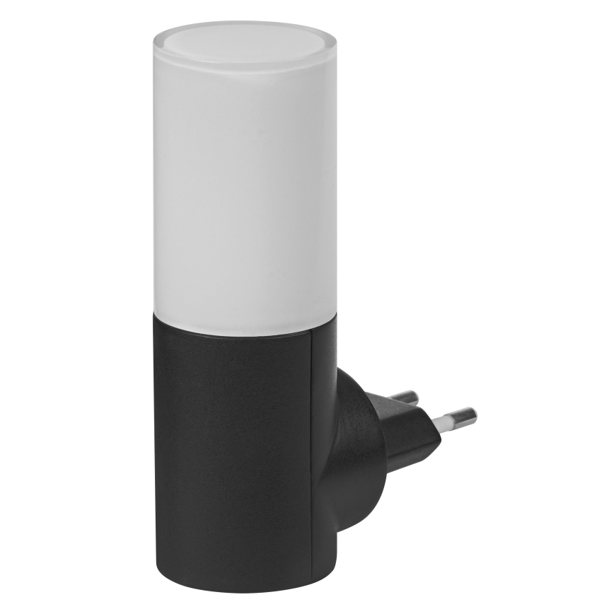 Osram - LED Noční světlo se senzorem soumraku LUNETTA LED/0,2W/230V černá