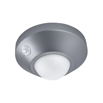 Osram - LED Orientační svítidlo se senzorem NIGHTLUX LED/2W/3xAA stříbrná