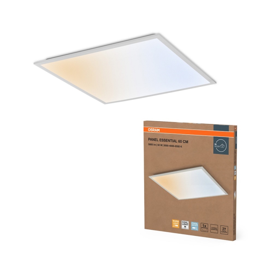 Osram - LED Panel podhledový PANEL ESSENTIAL LED/50W/230V 3000/4000/6500K 60x60 cm bílá