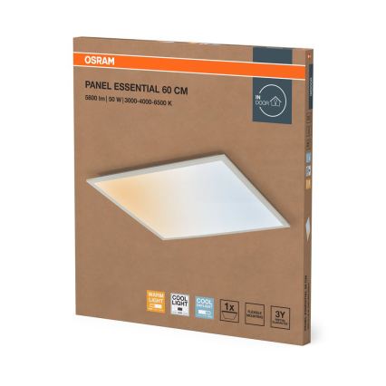 Osram - LED Panel podhledový PANEL ESSENTIAL LED/50W/230V 3000/4000/6500K 60x60 cm bílá