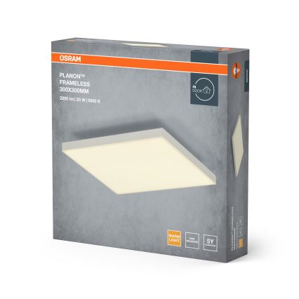 Osram - LED Panel přisazený PLANON LED/20W/230V 3000K 30x30 cm bílá