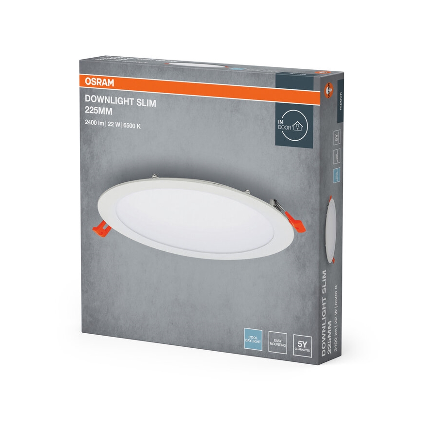 Osram - LED Podhledové svítidlo SLIM LED/22W/230V 6500K
