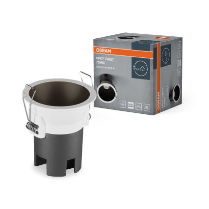 Osram - LED Podhledové svítidlo SPOT TWIST LED/5W/230V 4000K pr. 7 cm bílá/černá