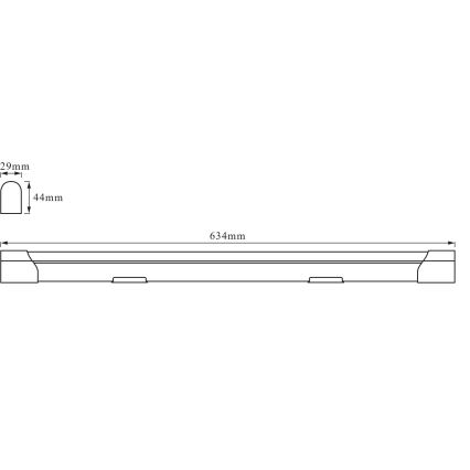 Osram - LED Podlinkové svítidlo BATTEN LED/10W/230V 60 cm