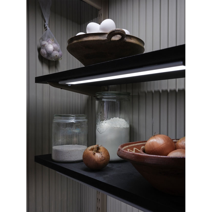 Osram - LED Podlinkové svítidlo se senzorem pohybu a soumraku LINEAR LED/4W/3,7V 1500 mAh 3000/4000/6500K 60 cm šedá