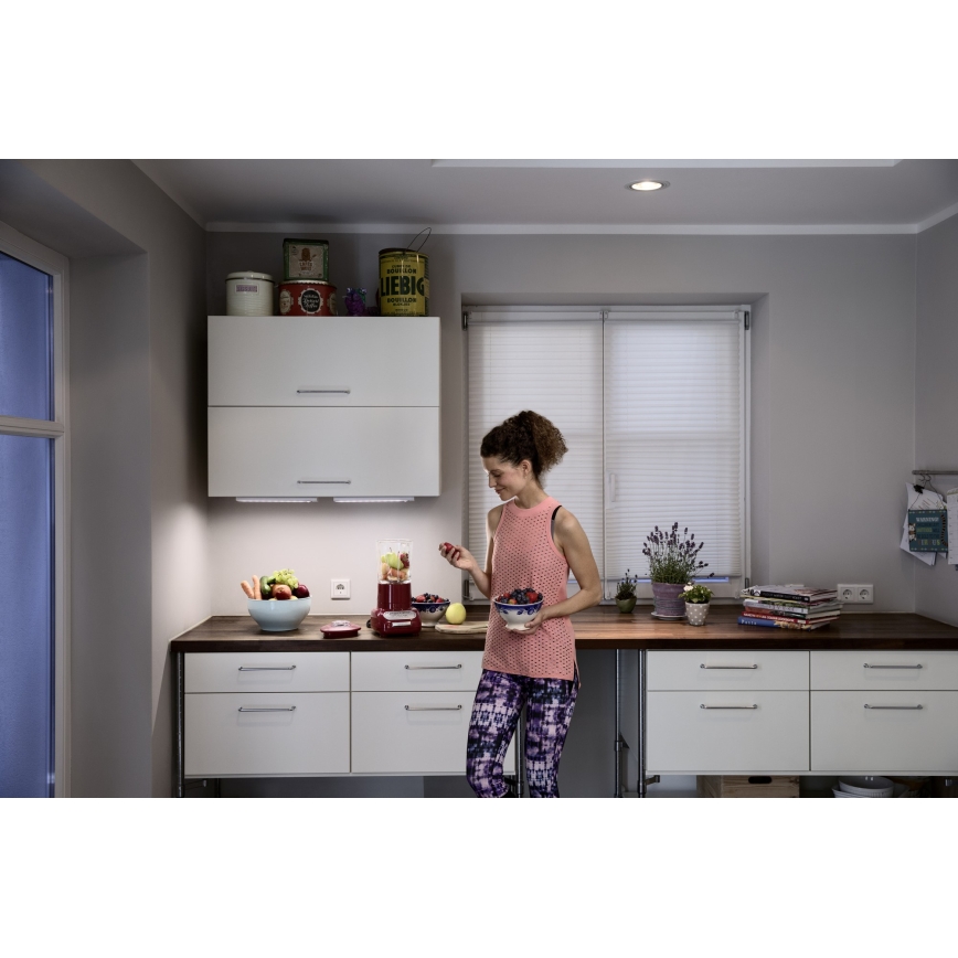 Osram - LED Podlinkové svítidlo se senzorem pohybu a soumraku LINEARLED LED/2,9W/9V 6xAA 4000K 31,4 cm bílá