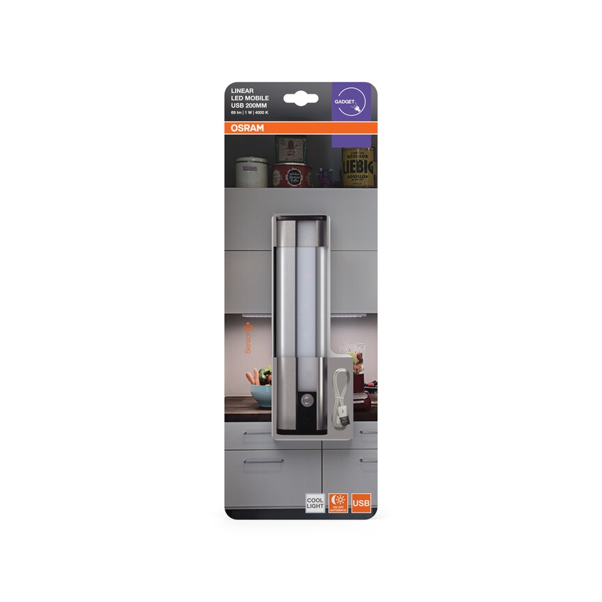 Osram - LED Podlinkové svítidlo se senzorem MOBILE LED/1W/3,7V 1800 mAh