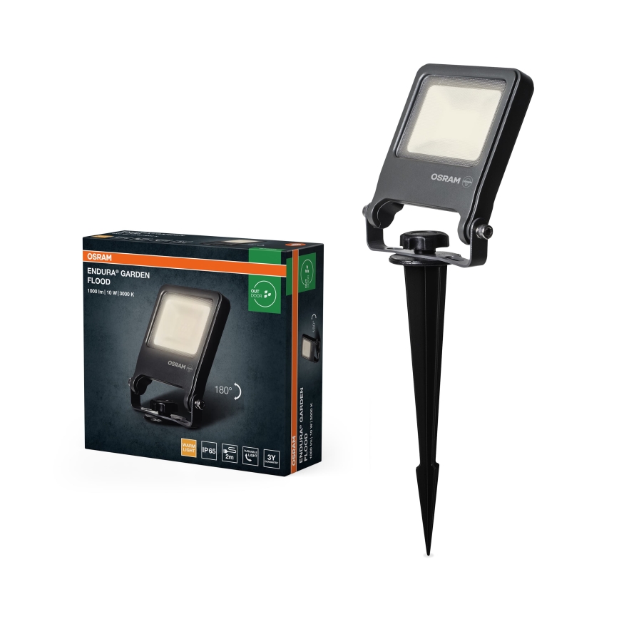 Osram - LED Reflektor ENDURA LED/10W/230V 3000K IP65 antracit