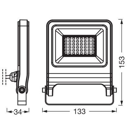 Osram - LED Reflektor ENDURA LED/30W/230V 3000K IP65
