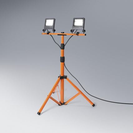 LED Reflektor na stojanu TRIPOD 2xLED/20W/230V IP65 - Osram