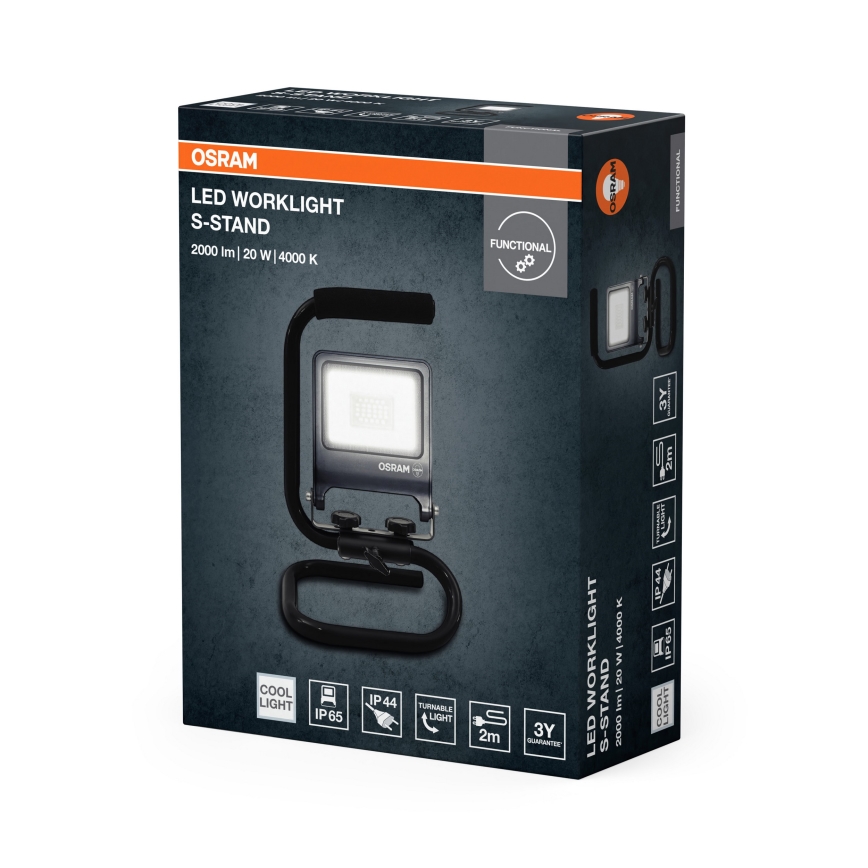 Osram - LED Reflektor s držákem S-STAND LED/20W/230V 4000K IP65 antracit