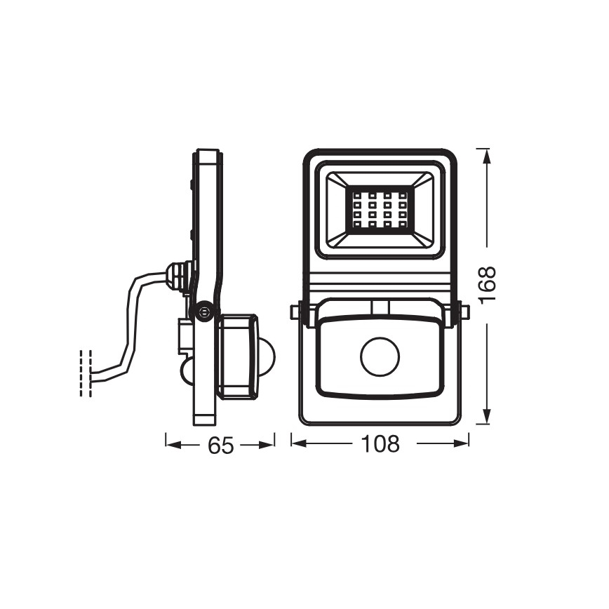 Osram - LED Reflektor se senzorem ENDURA LED/10W/230V 3000K IP44