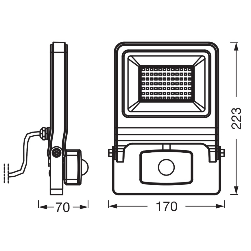 Osram - LED Reflektor se senzorem ENDURA LED/50W/230V 3000K IP44