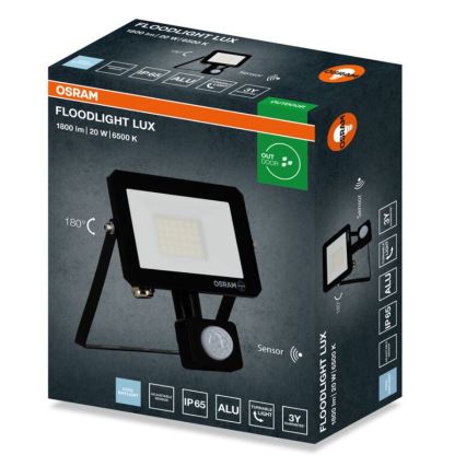 Osram - LED Reflektor se senzorem FLOODLIGHT LED/20W/230V 6500K IP65
