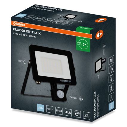 Osram - LED Reflektor se senzorem FLOODLIGHT LED/30W/230V 6500K IP65