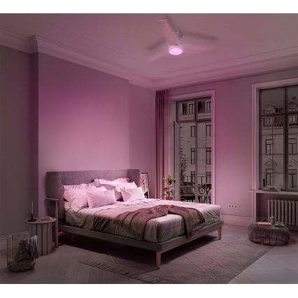 Osram - LED RGB Stmívatelný stropní ventilátor NORDES LED/18W/230V 3000-6500K + dálkové ovládání
