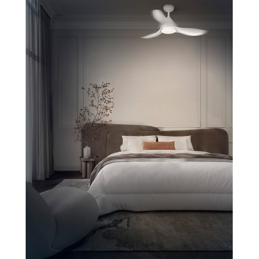 Osram - LED RGB Stmívatelný stropní ventilátor NORDES LED/18W/230V 3000-6500K + dálkové ovládání