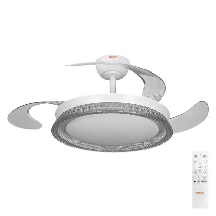 Osram - LED RGB Stmívatelné stropní svítidlo s ventilátorem CIERZO LED/35W/230V 3000-6500K + dálkové ovládání