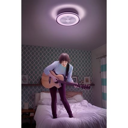 Osram - LED Stmívatelné stropní svítidlo s ventilátorem MURLAN LED/26W/230V 3000-6500K + dálkové ovládání