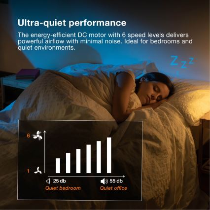 Osram - LED Stmívatelné stropní svítidlo s ventilátorem MURLAN LED/26W/230V 3000-6500K + dálkové ovládání