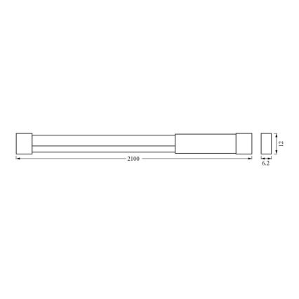 Osram - LED RGBW Stmívatelný pásek NEON FLEX 2m LED/4W/5V + dálkové ovládání