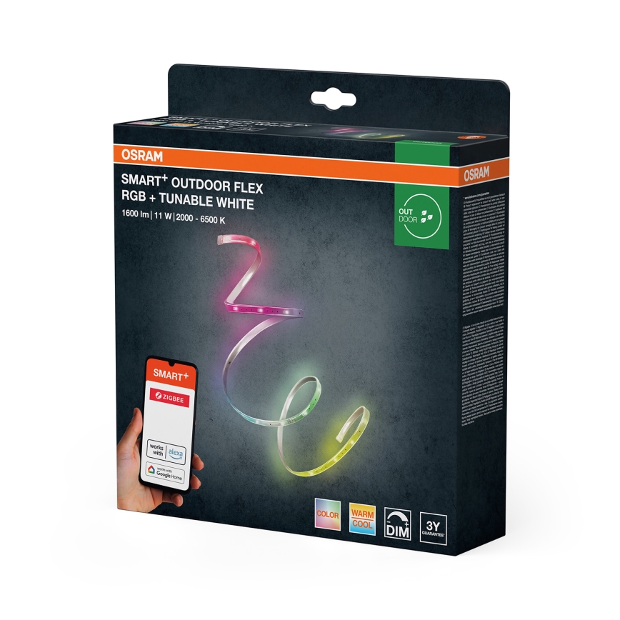 Osram - LED RGB+TW Stmívatelný venkovní pásek SMART+ FLEX 5m LED/11W/230V 2000-6500K IP65
