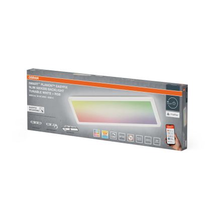 Osram - LED RGBW Stmívatelné stropní svítidlo SMART+ PLANON LED/30W/230V 2800-6500K 58x20 cm Wi-Fi IP54 bílá