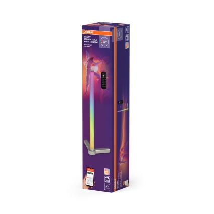 Osram - LED RGBW Stmívatelná stolní lampa SMART+ MAGIC LED/7,5W/230V 2700-6500K stříbrná Wi-Fi + dálkové ovládání