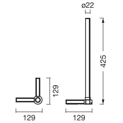Osram - LED RGBW Stmívatelná stolní lampa SMART+ MAGIC LED/7,5W/230V 2700-6500K stříbrná Wi-Fi + dálkové ovládání