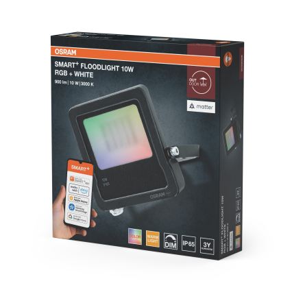 Osram - LED RGBW Stmívatelný reflektor SMART+ FLOODLIGHT LED/10W/230V IP65 Wi-Fi