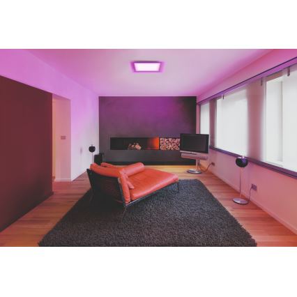 Osram - LED RGBW Stmívatelné stropní svítidlo SMART+ PLANON LED/28W/230V 45x45 cm Wi-Fi