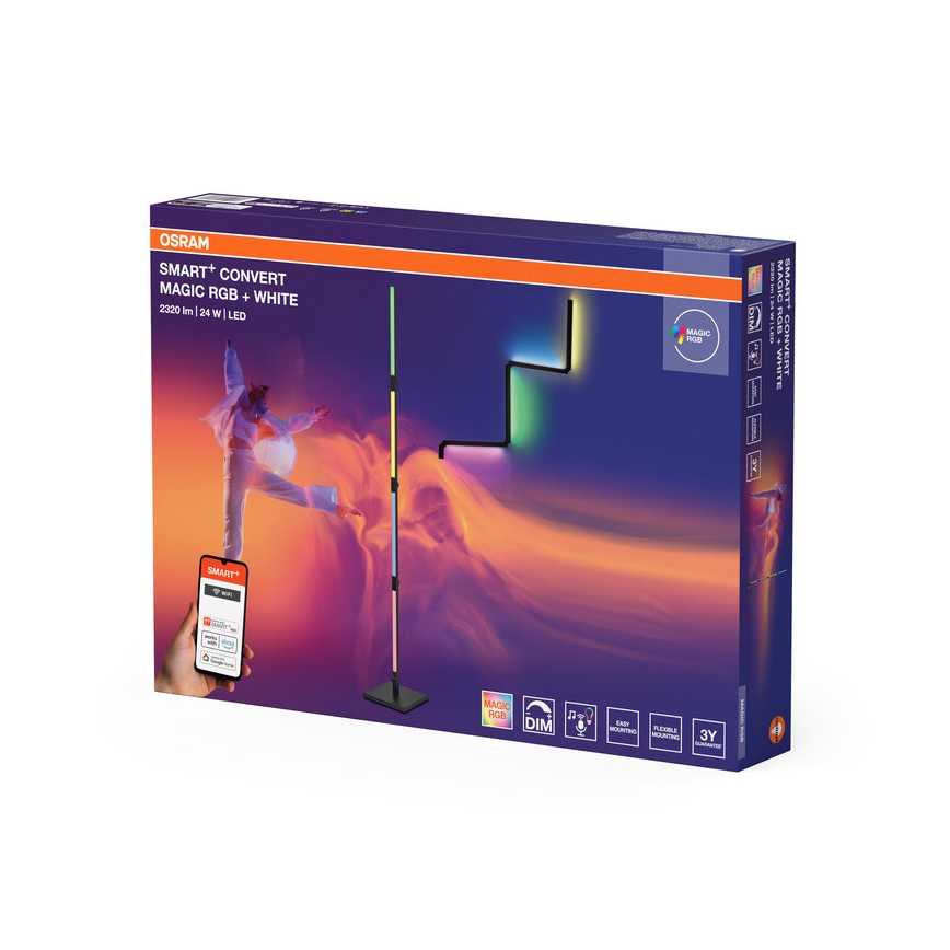 Osram - LED RGBW Stmívatelná stojací lampa 2v1 SMART+ MAGIC LED/24W/230V Wi-Fi