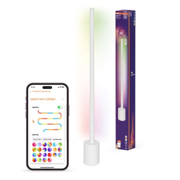 Osram - LED RGBW Stmívatelná stojací lampa SMART+ FLOOR LED/8W/230V 2700-6500K Wi-Fi bílá + dálkové ovládání