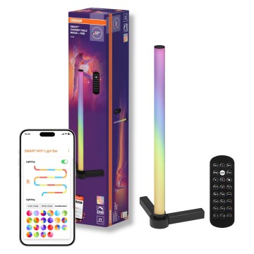 Osram - LED RGBW Stmívatelná stolní lampa SMART+ MAGIC LED/7,5W/230V 2700-6500K černá Wi-Fi + dálkové ovládání