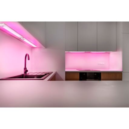 Osram - LED RGBW Stmívatelné podlinkové svítidlo LINEAR EDGE LED/8W/230V 50 cm bílá + dálkové ovládání