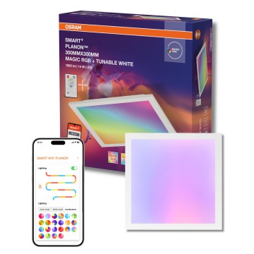 Osram - LED RGBW Stmívatelné stropní svítidlo SMART+ MAGIC LED/14W/230V 2700-6500K 30x30 cm Wi-Fi + dálkové ovládání