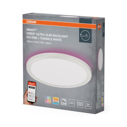 Osram - LED RGBW Stmívatelné stropní svítidlo SMART+ ORBIS LED/19W/230V pr. 23,5 cm 2700-6500K Wi-Fi