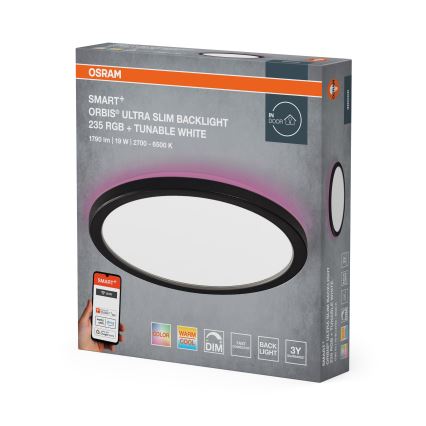 Osram - LED RGBW Stmívatelné stropní svítidlo SMART+ ORBIS LED/19W/230V pr. 23,5 cm 2700-6500K Wi-Fi