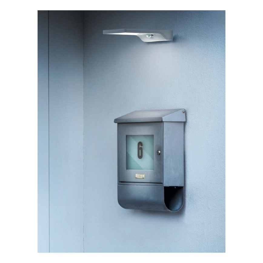 Osram - LED Solární nástěnné svítidlo se senzorem DOORLED 1xLED/3W IP44