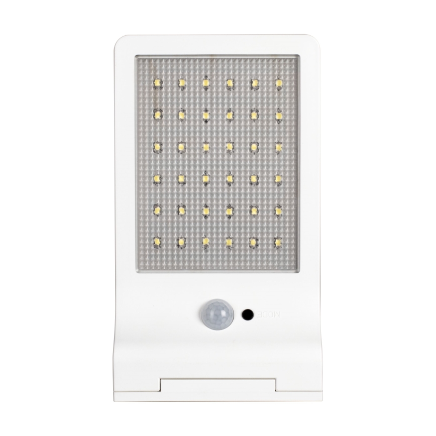 Osram - LED Solární nástěnné svítidlo se senzorem DOORLED LED/3W/3,3V 2000 mAh IP44 bílá