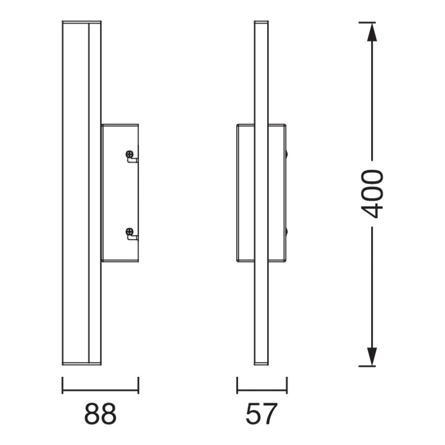 Osram - LED Stmívatelné dotykové koupelnové osvětlení zrcadla ORBIS MIRROR LED/6,8W/230V 40 cm 3000/4000K IP44 béžová