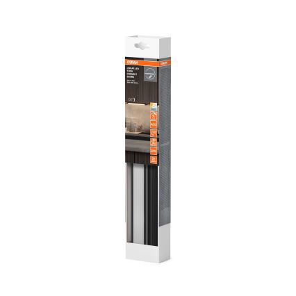 Osram - LED Stmívatelné podlinkové svítidlo LINEAR TURN LED/6W/230V 3000/4000/6500K 35 cm černá