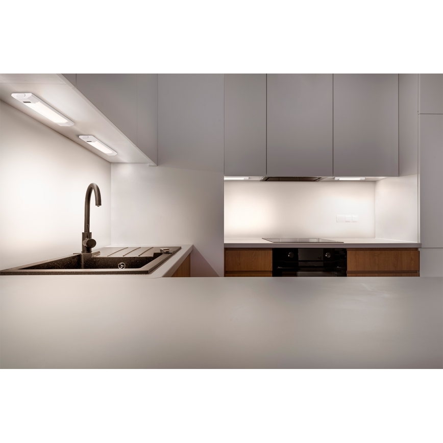 Osram - LED Stmívatelné podlinkové svítidlo se senzorem pohybu LINEAR EDGE LED/4W/230V 3000/4000/6500K 30 cm bílá