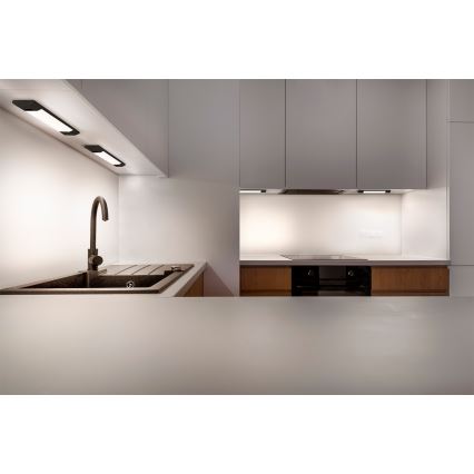 Osram - LED Stmívatelné podlinkové svítidlo se senzorem pohybu LINEAR EDGE LED/4W/230V 3000/4000/6500K 30 cm černá