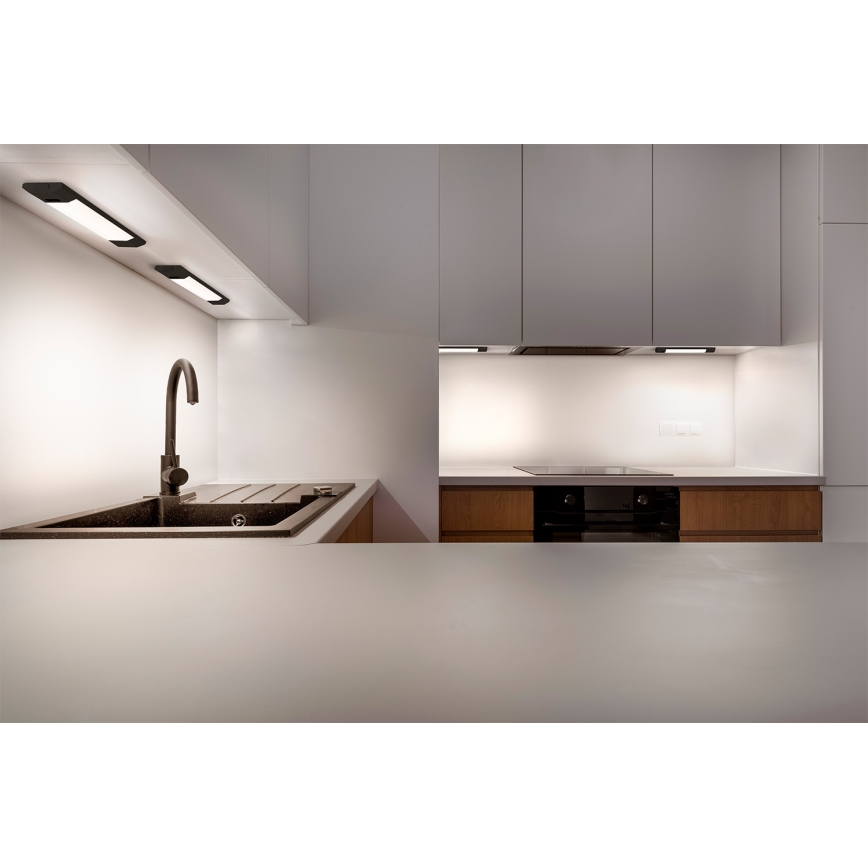 Osram - LED Stmívatelné podlinkové svítidlo se senzorem pohybu LINEAR EDGE LED/4W/230V 3000/4000/6500K 30 cm černá