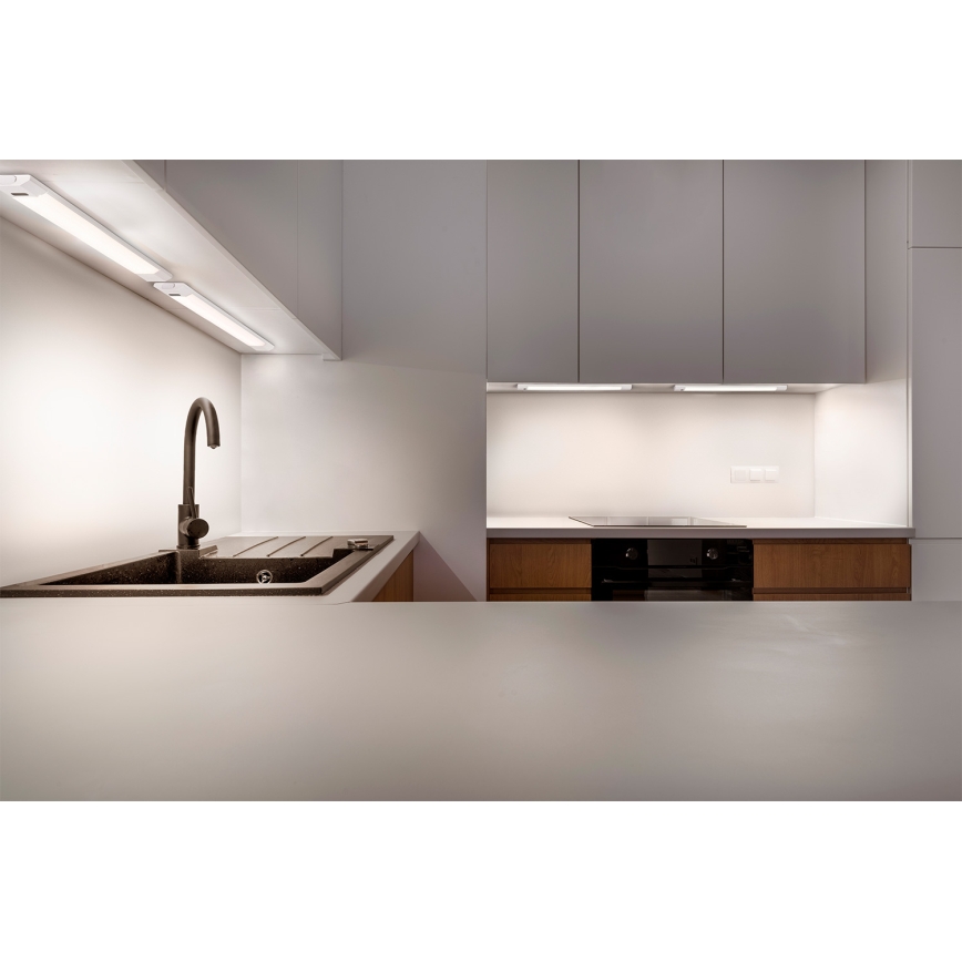 Osram - LED Stmívatelné podlinkové svítidlo se senzorem pohybu LINEAR EDGE LED/8W/230V 3000/4000/6500K 50 cm bílá