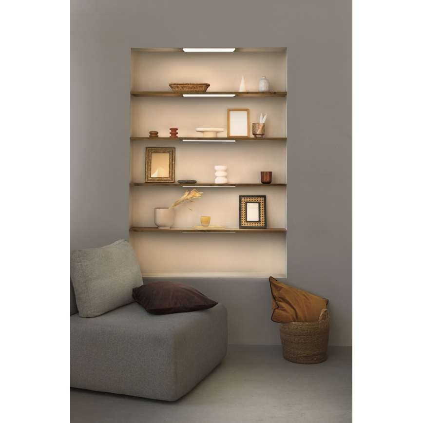 Osram - LED Stmívatelné podlinkové svítidlo se senzorem pohybu UNDERCABINET LED/7,5W/230V 3000/4000/6500K 20x30 cm bílá